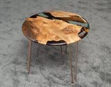 Round Side - End - Accent Table with rounded edge by Gizz - product image 2 for Resin Society