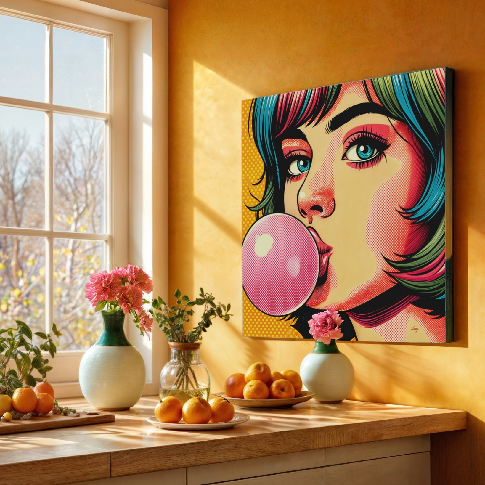 Canvas Print: "Roys Bubble" by Tailored Canvases - product image 3 for Resin Society
