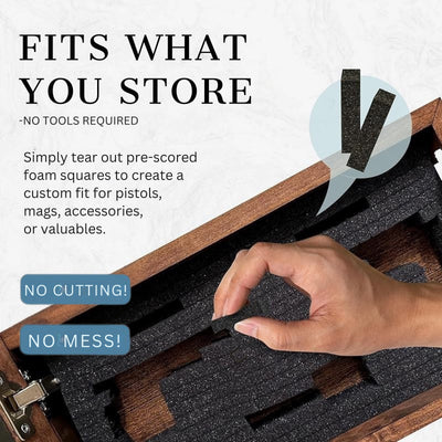 Rustic Diamond Hidden Gun Cabinet – Ornate Concealment Coat Rack by Bellewood Designs - product image 7 for Resin Society