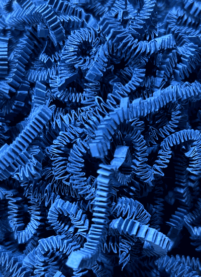 10 LB Blue Crinkle Paper by CrinklePak - product image 3 for Resin Society