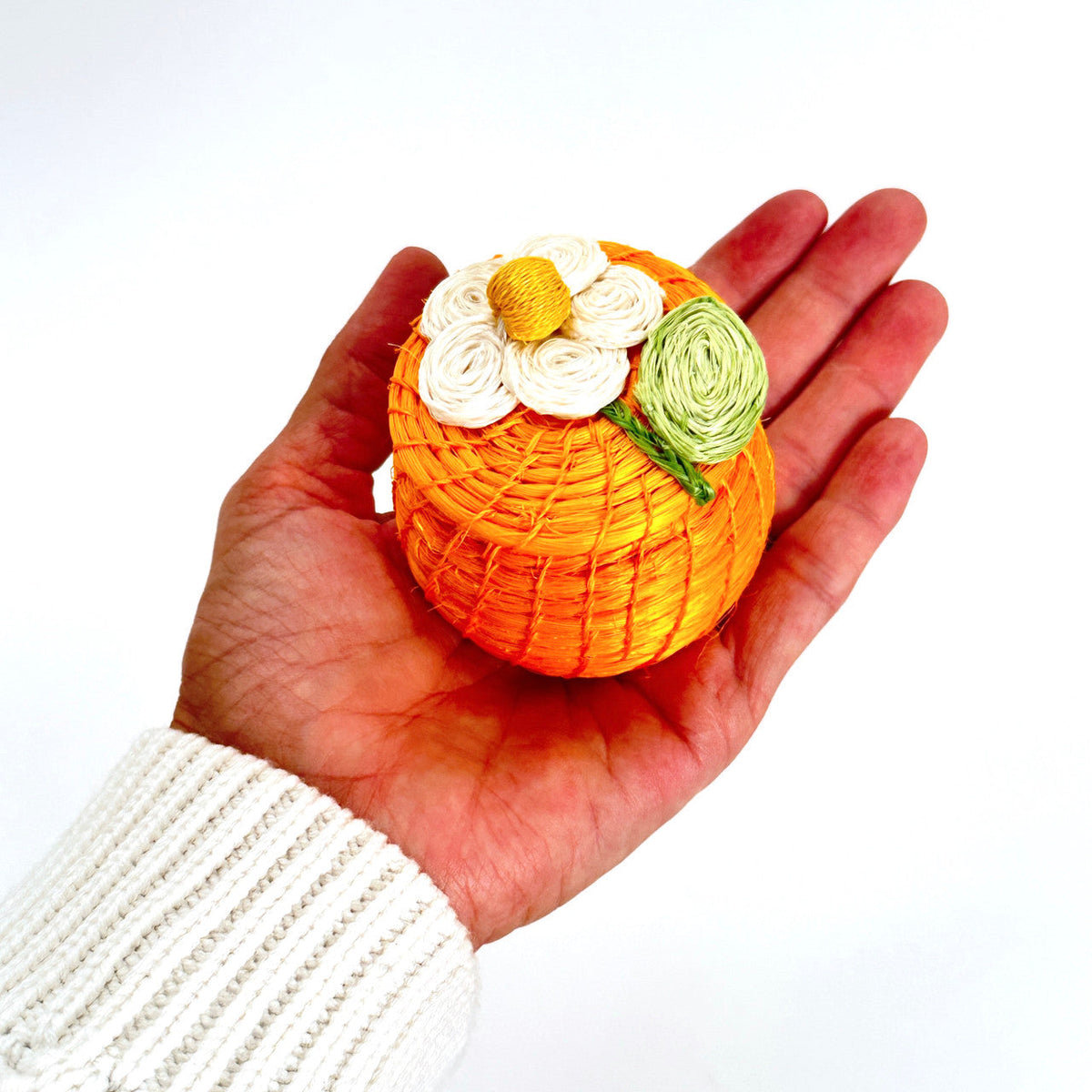 Yellow Daisy Tiny Basket by Mbare Ltd - product image 2 for Resin Society
