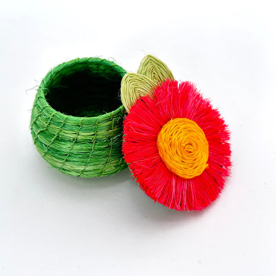 Pink Sunflower Tiny Basket by Mbare Ltd - product image 4 for Resin Society