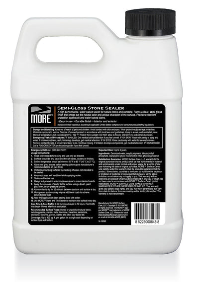 MORE® Semi-Gloss Stone Sealer