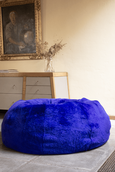 Shearling Handmade Pouf by Homelosophy