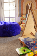 Shearling Handmade Pouf by Homelosophy