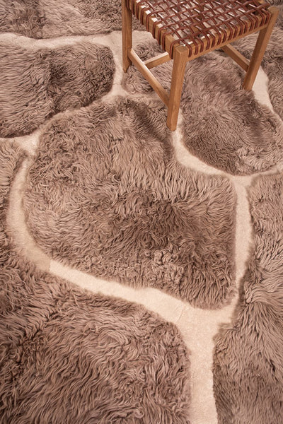 Shelter – Custom Sheepskin & Shearling Rug by Homelosophy