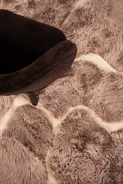 Shelter – Custom Sheepskin & Shearling Rug by Homelosophy