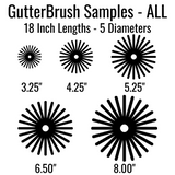8 Inch Gutter Guards – Industrial Brush Gutter Guard (8.0" Dia) – by GutterBrush Gutter Guards - product image 4 for Resin Society
