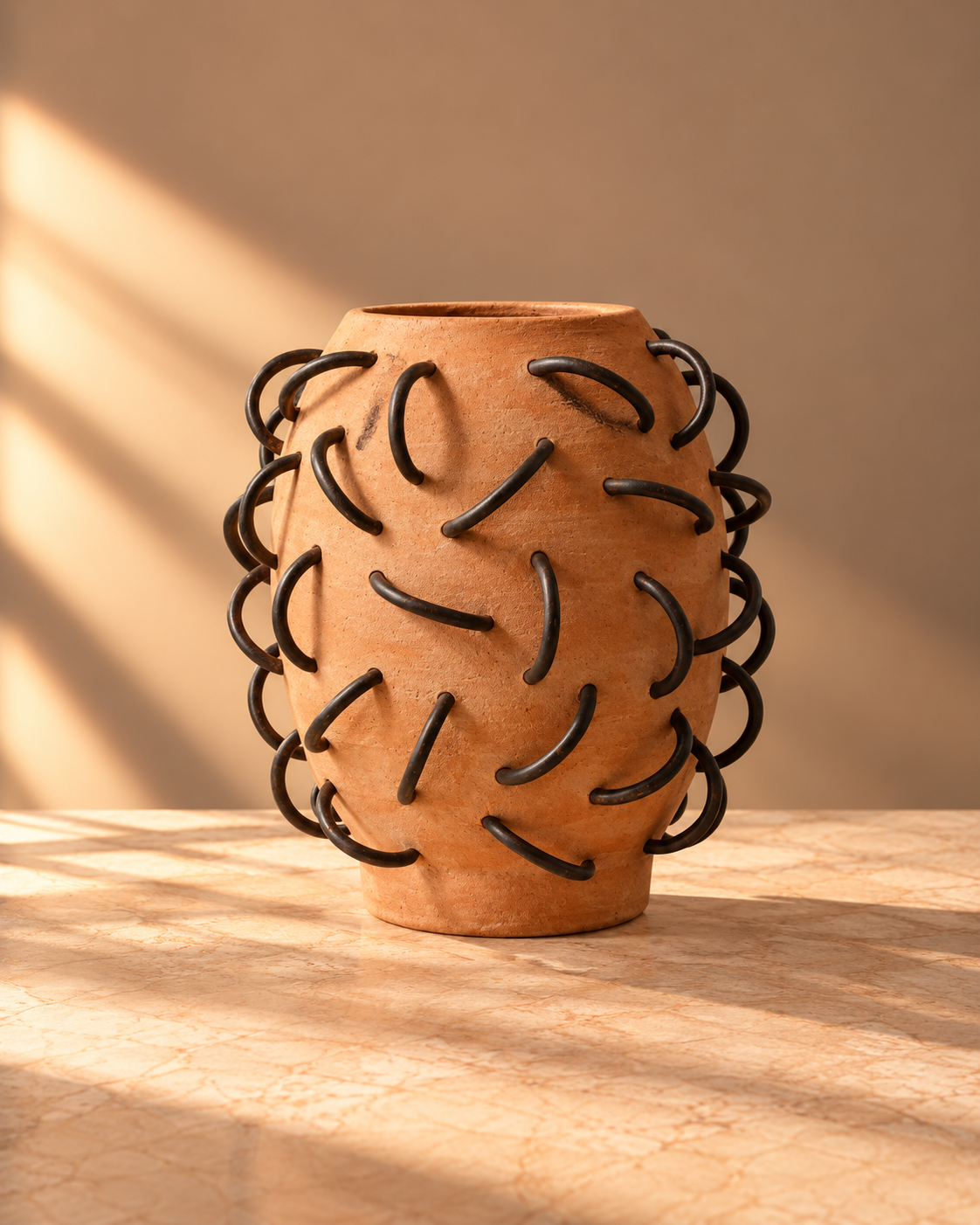Nada Terracotta Vessel by Diego Olivero Studio from MESO