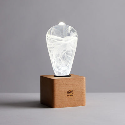 EP Light Snow Decorative Resin LED Bulb with unique handcrafted resin design