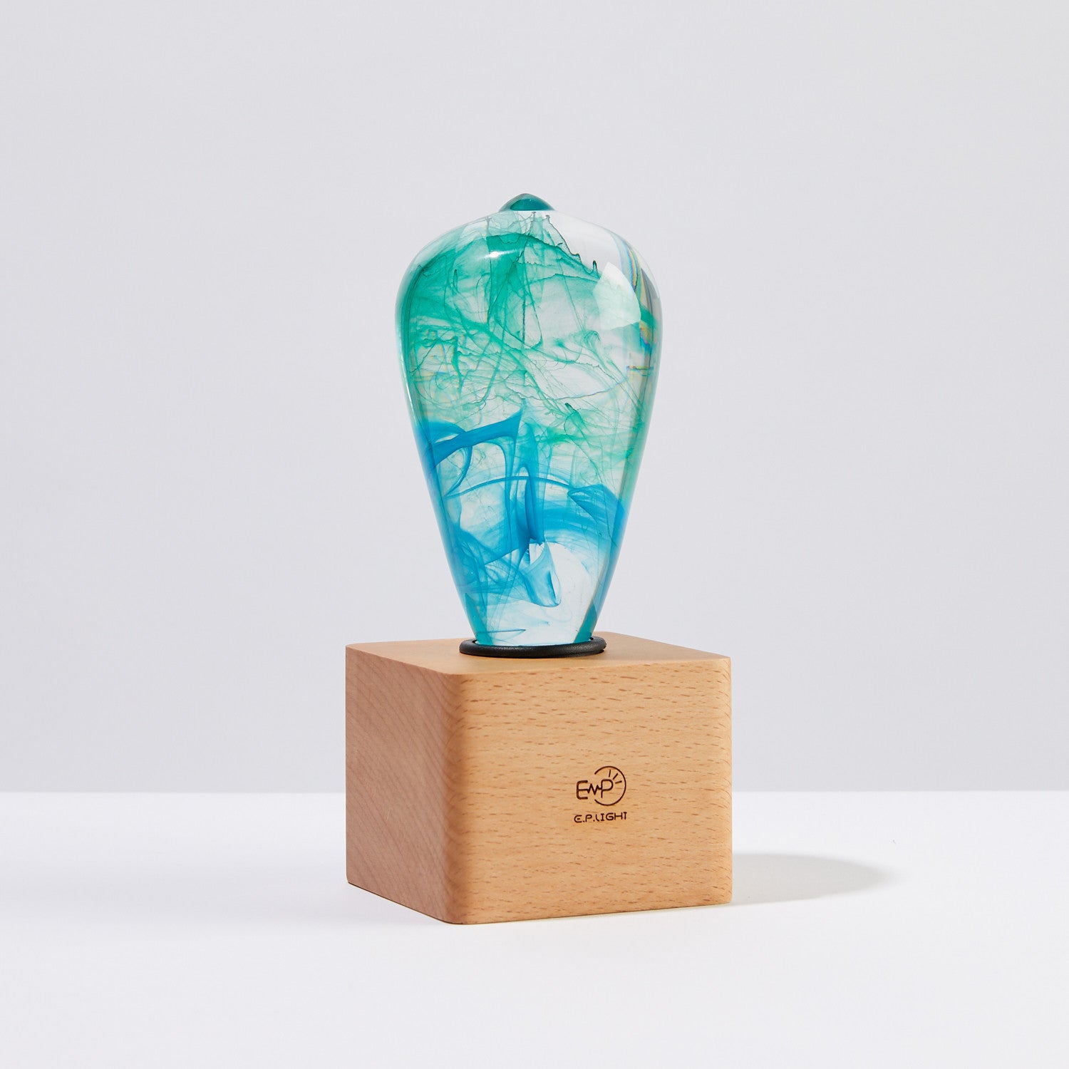 EP Light – 4-Pack Resin LED Bulbs with Wooden Base