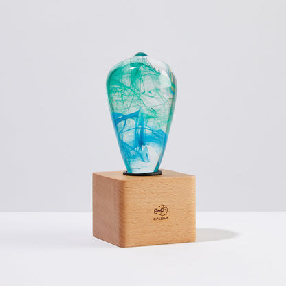 EP Light – 4-Pack Resin LED Bulbs with Wooden Base