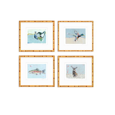 Southern Raised Mallard Fish Deer Turkey Fine Art Print by Chelsea McShane Art - product image 13 for Resin Society