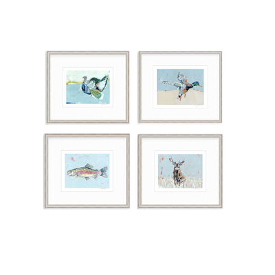 Southern Raised Mallard Fish Deer Turkey Fine Art Print by Chelsea McShane Art - product image 15 for Resin Society