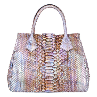 Iridescent Python Bag with Snake Head Accessory by Allysa Payne Beverly Hills - product image 2 for Resin Society