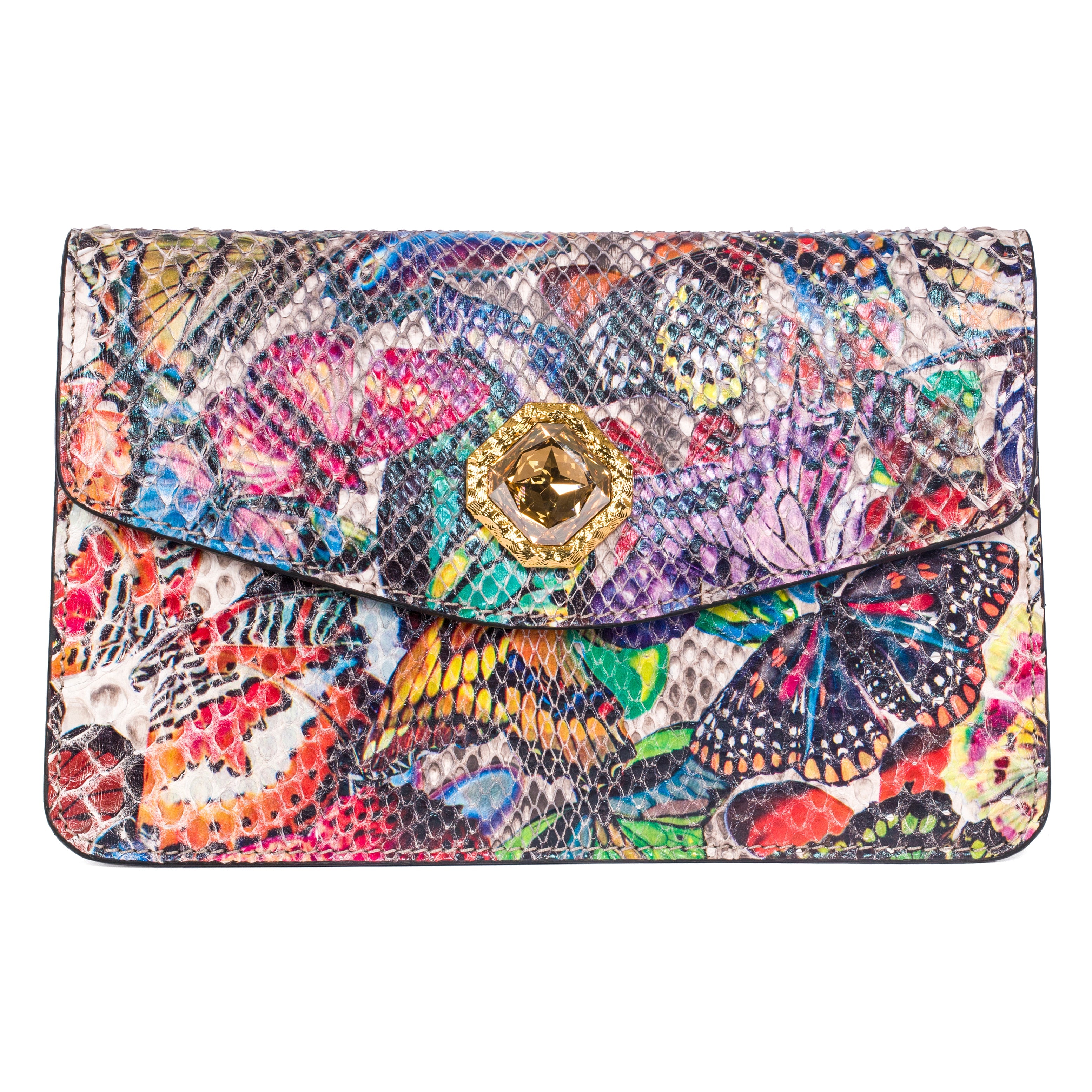 Butterfly Clutch With Custom Swarovski Stone by Allysa Payne Beverly Hills - product image 3 for Resin Society
