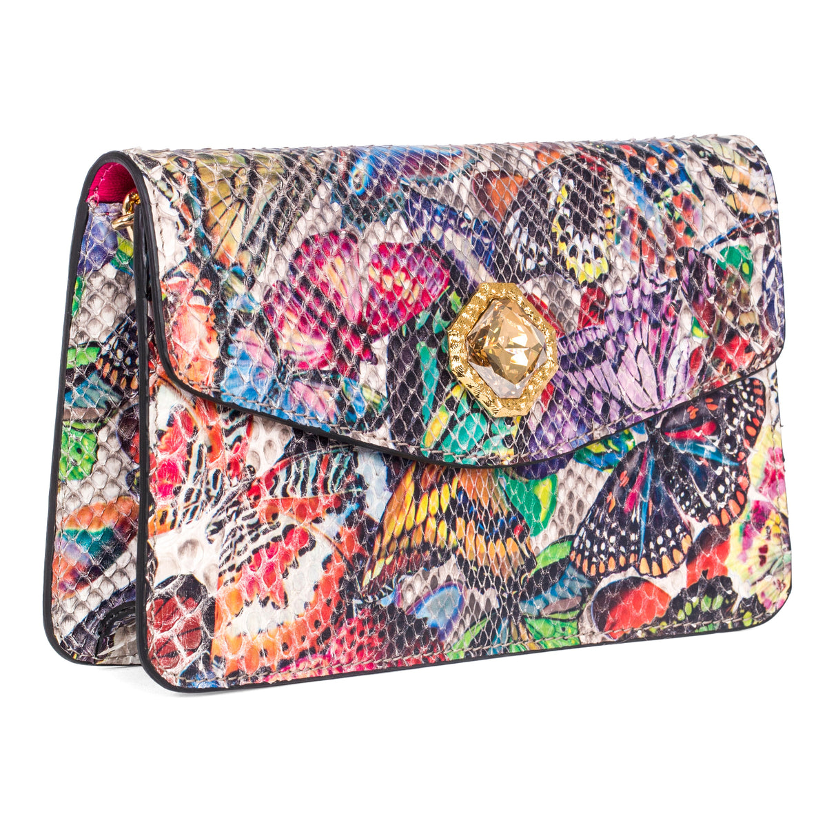 Butterfly Clutch With Custom Swarovski Stone by Allysa Payne Beverly Hills - main product image for Resin Society