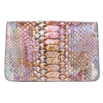 Iridescent Python Clutch with Snake Head by Allysa Payne Beverly Hills - product image 4 for Resin Society