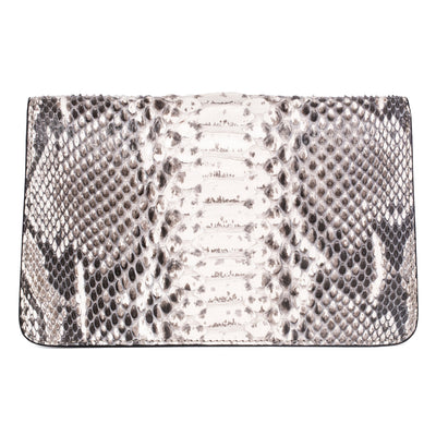 Natural Python Clutch With Snake Head by Allysa Payne Beverly Hills - product image 4 for Resin Society