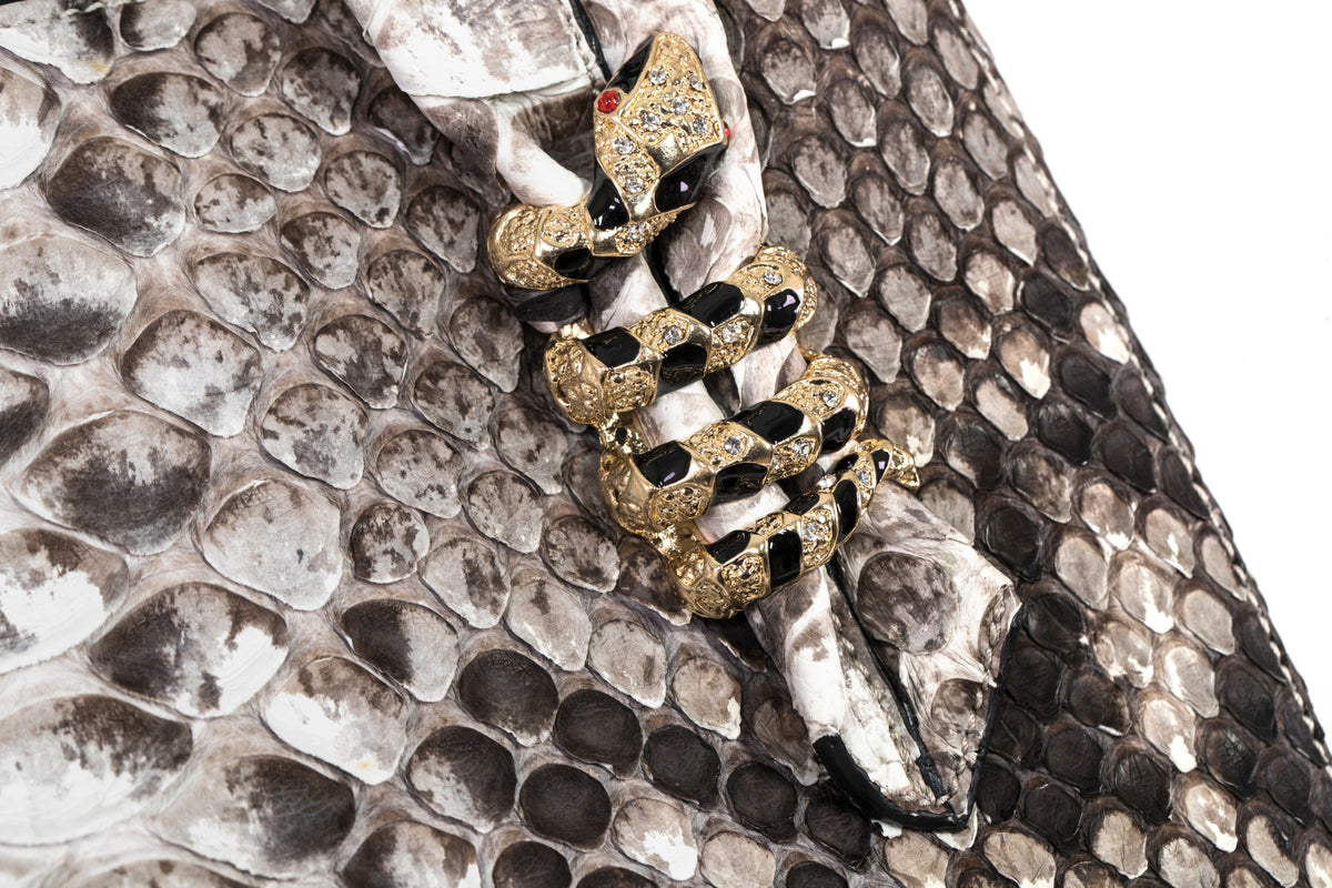 Hand Selected Large Scale Python with Gold Snake Accessories by Allysa Payne Beverly Hills - product image 4 for Resin Society