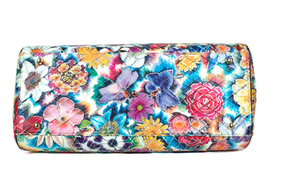 Large Floral Leather Tote Bag by Allysa Payne Beverly Hills - product image 5 for Resin Society
