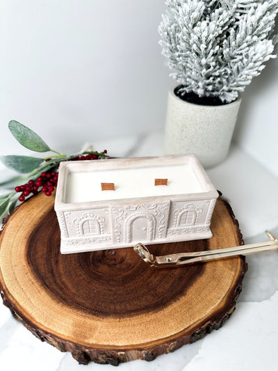 Gingerbread House Candle