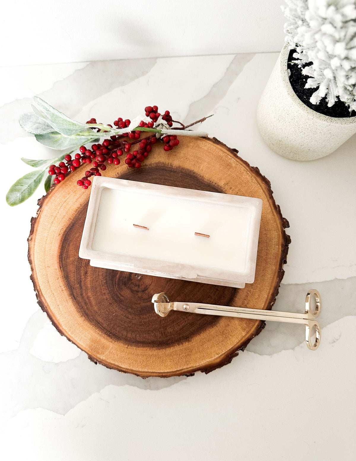 Gingerbread House Candle