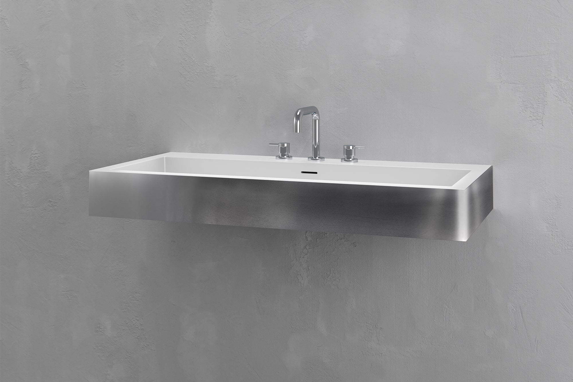 Wall Mounted Rectangular Bathroom Sink by VAST Studio - product image 11 for Resin Society