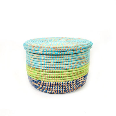Modern Storage Basket Set - Coastal Blues by Mbare Ltd - product image 5 for Resin Society