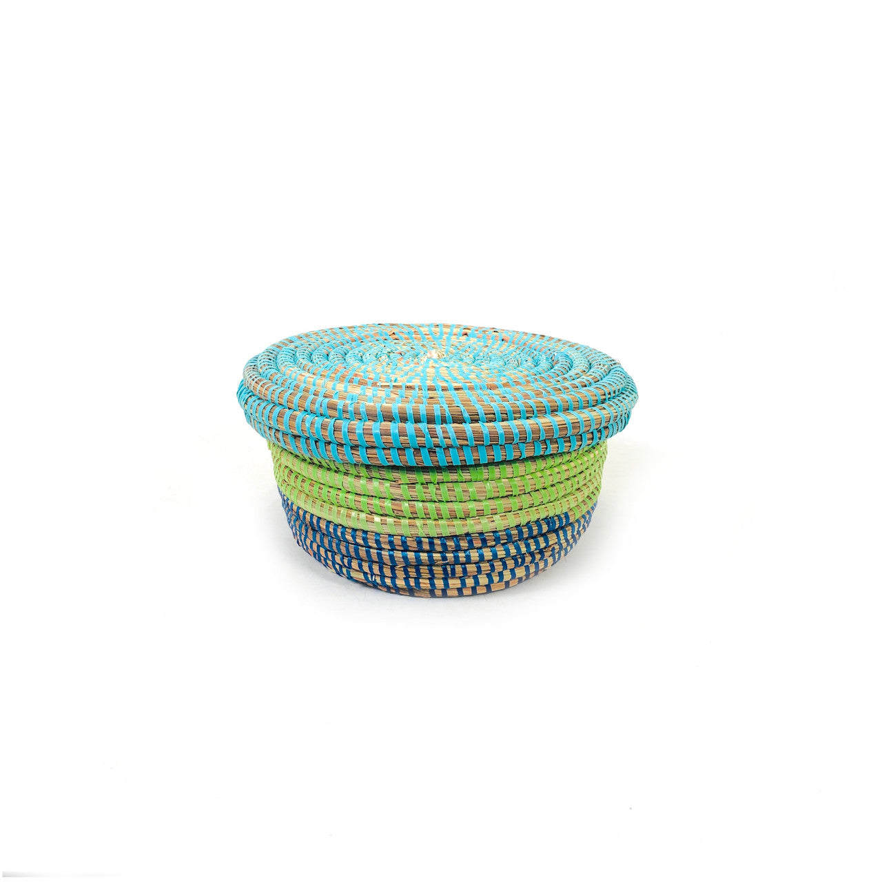 Modern Storage Basket Set - Coastal Blues by Mbare Ltd - product image 3 for Resin Society