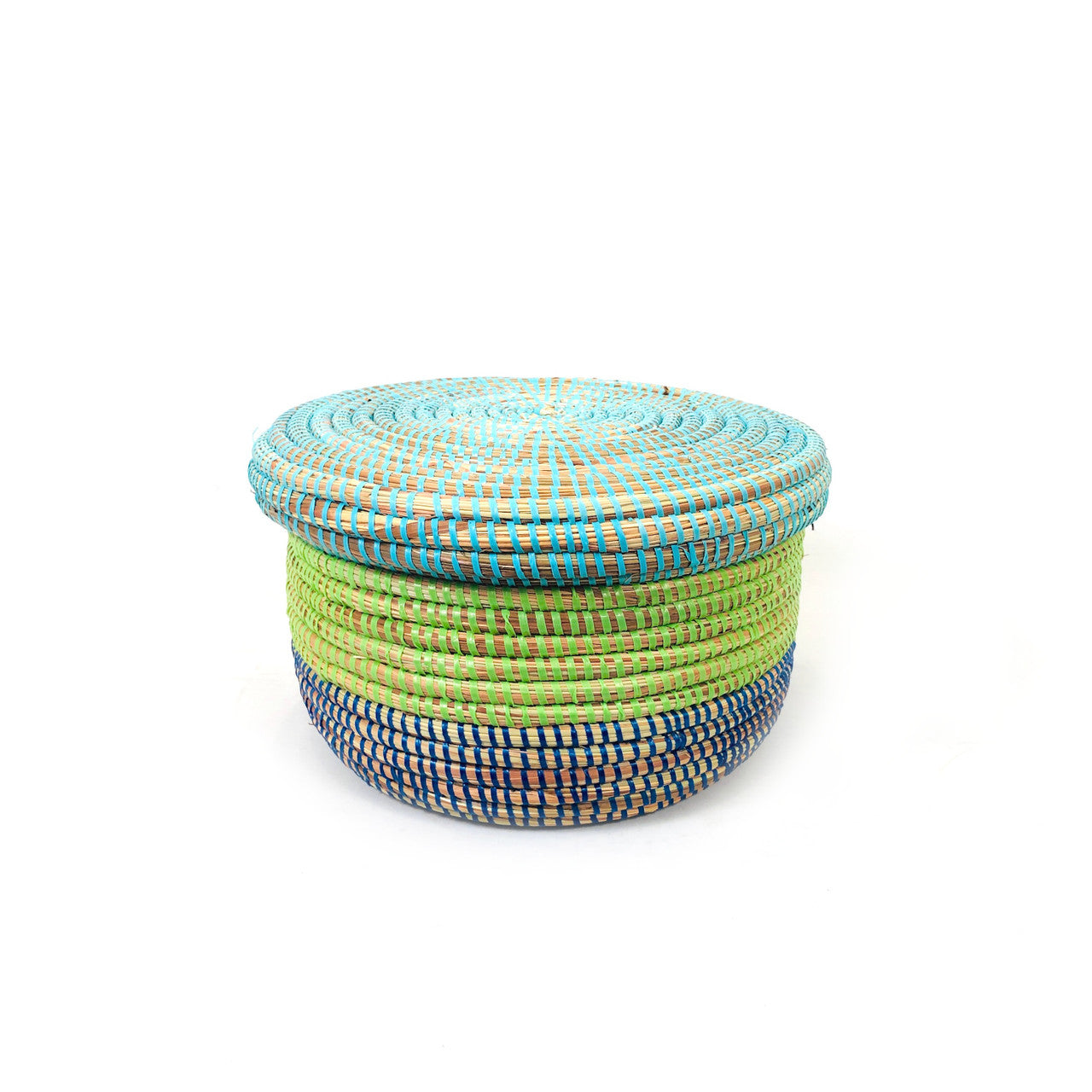 Modern Storage Basket Set - Coastal Blues by Mbare Ltd - product image 4 for Resin Society