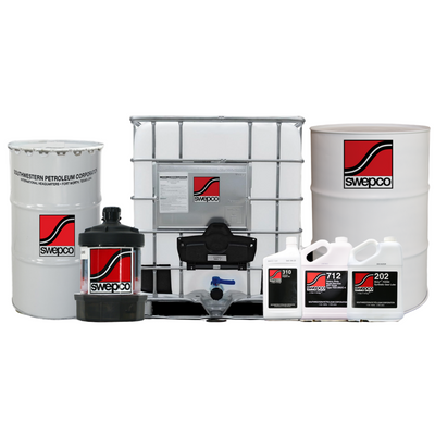 SWEPCO 204 Synthetic Gearbox Lube family packaging and logo