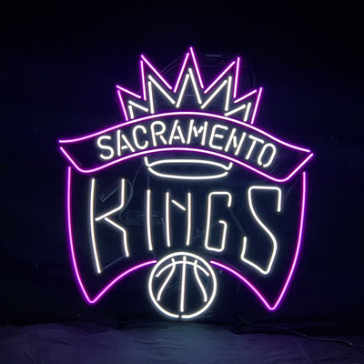 Sacramento Kings Basketball Neon Signs Light by Neon Signs Land - product image 2 for Resin Society