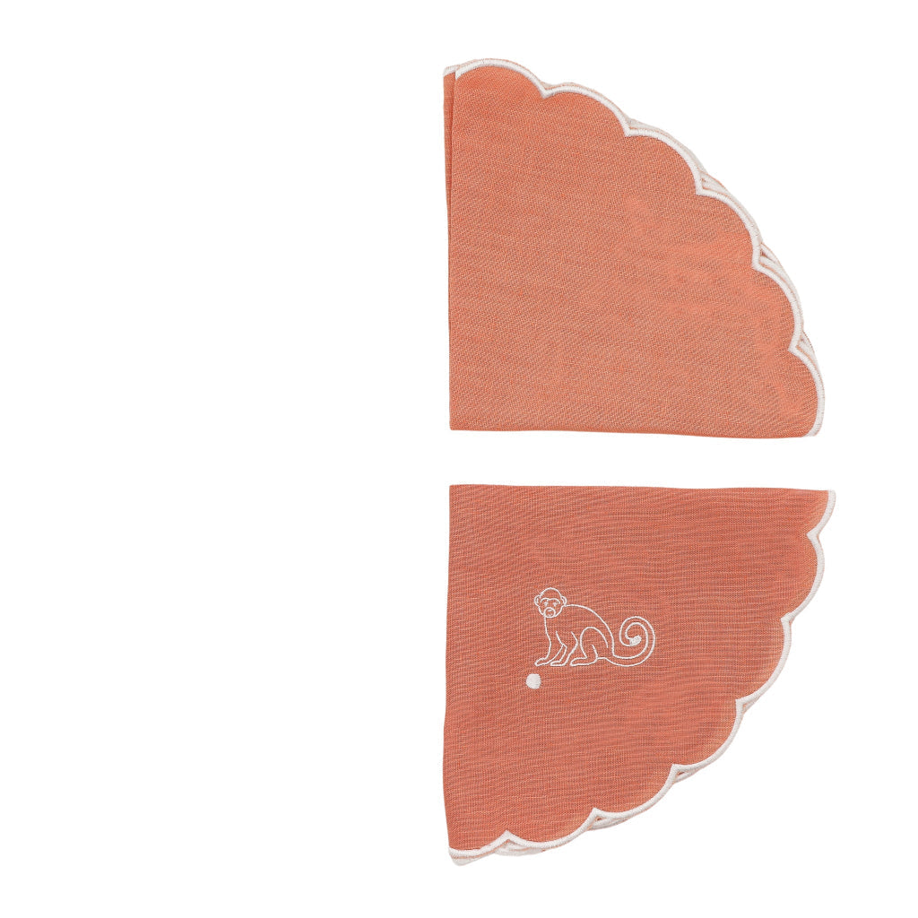 Dusky Rose Simia Napkin - Set of 4 by Ro'Table - product image 4 for Resin Society