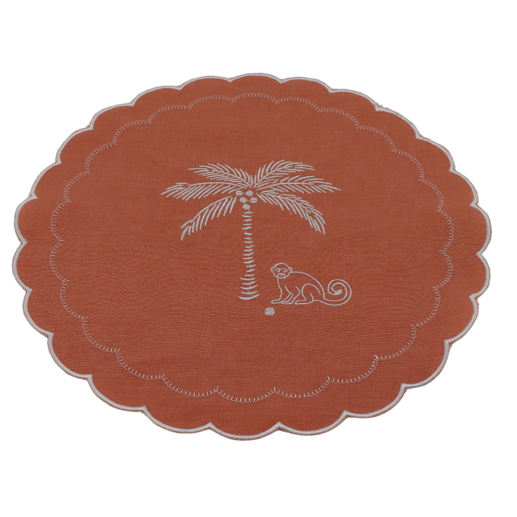 Dusky Rose Simia Placemat - Set of 4 by Ro'Table - product image 3 for Resin Society