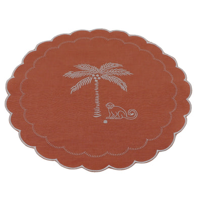 Dusky Rose Simia Placemat - Set of 4 by Ro'Table - product image 3 for Resin Society