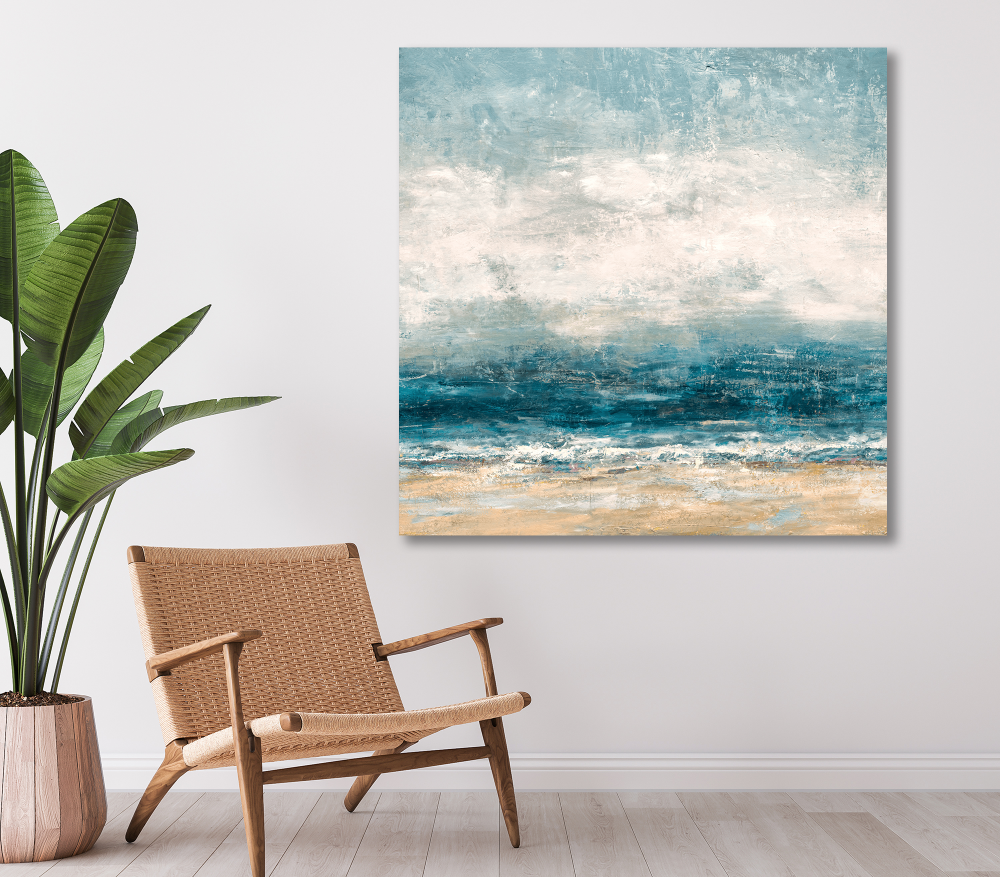 Sand and Sun Artist Enhanced Canvas Print by John Beard Collection - product image 2 for Resin Society