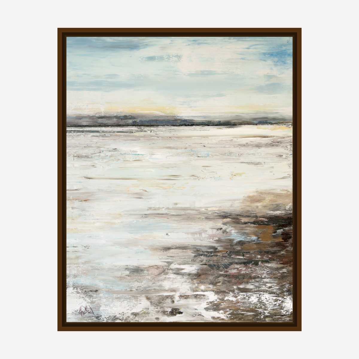 Sand Bar Artist Enhanced Canvas Print by John Beard Collection - product image 5 for Resin Society