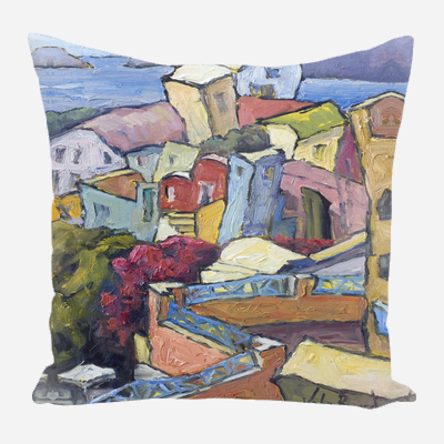 Santorini II Pillow by John Beard Collection - main product image for Resin Society