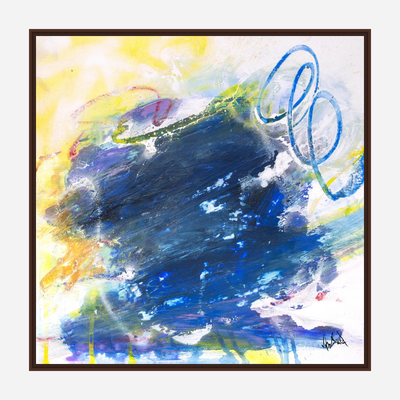 Sapphire Artist Enhanced Canvas Print by John Beard Collection - product image 7 for Resin Society