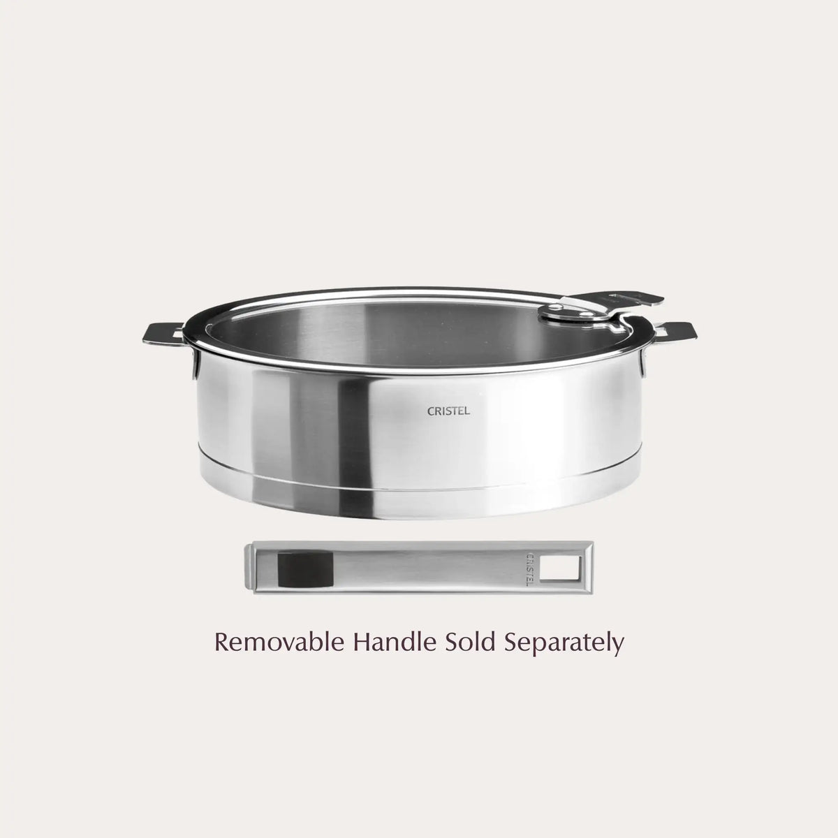 Saute pan with lid by CRISTEL USA - main product image for Resin Society