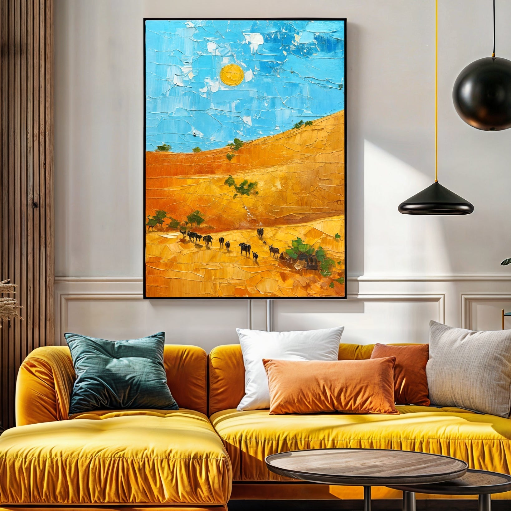 Canvas Print: "Savannah Daze" by Tailored Canvases - main product image for Resin Society