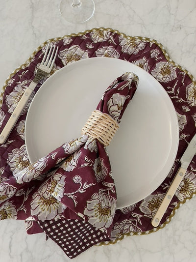 Floral Scalloped Placemats by Sarah Spiegel - product image 7 for Resin Society