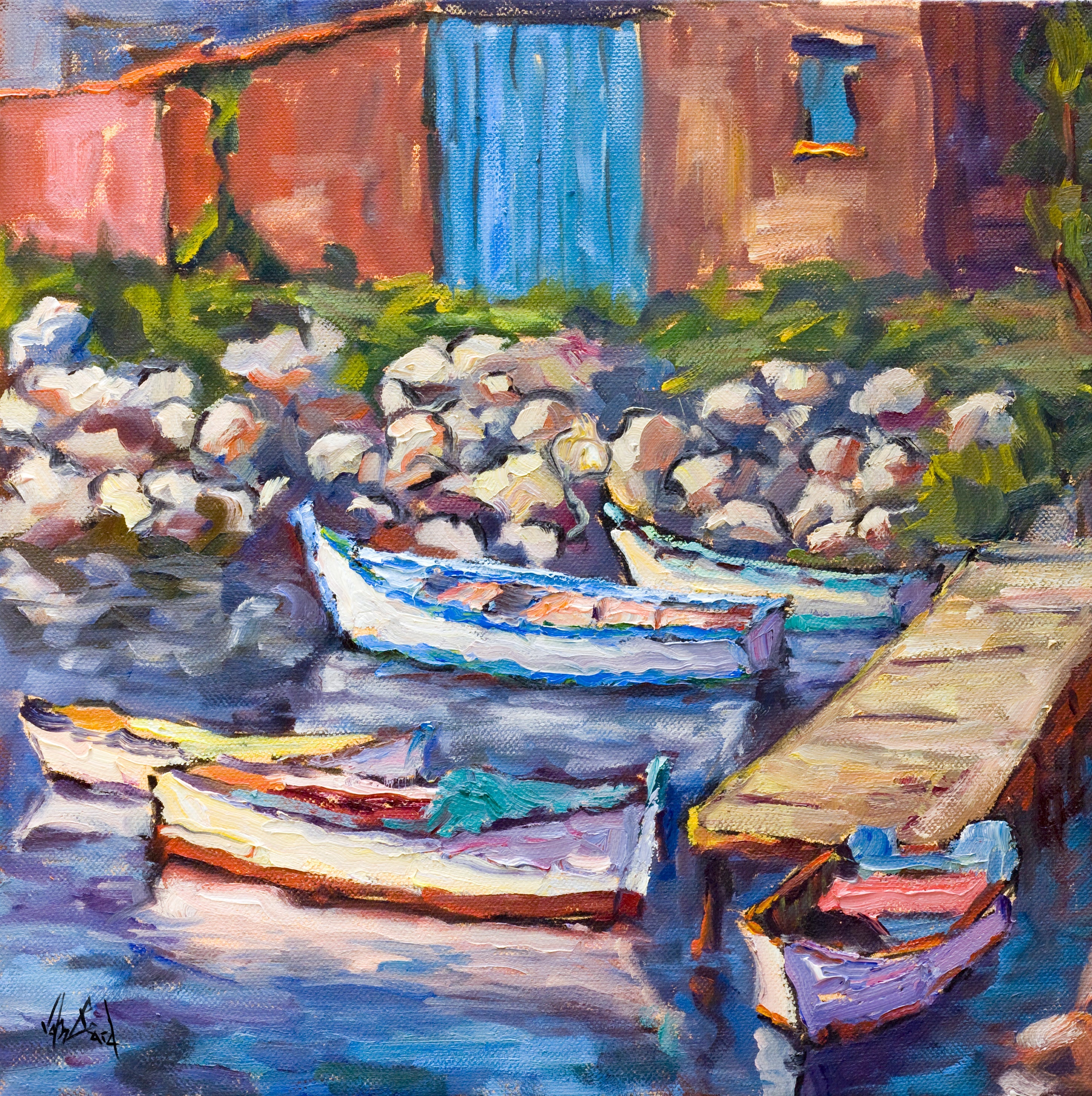 Scenes from Portugal II Artist Canvas Enhanced Print by John Beard Collection - main product image for Resin Society