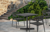 Belle Outdoor Dining Table detail image - Resin Society