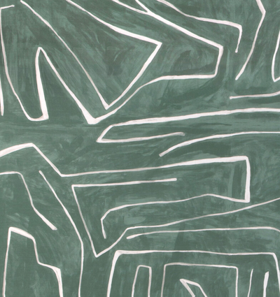 Graffito Pillow Cover in Denim, Kelly Wearstler Textiles