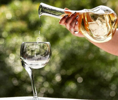 Crooked Stem Wine Glass by Mbare Ltd - product image 3 for Resin Society