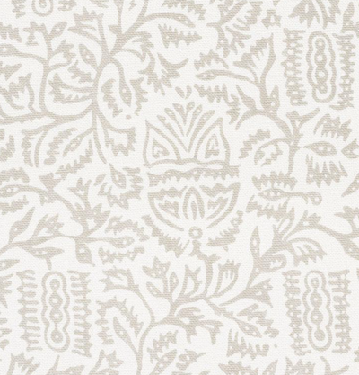 Morris Pillow Cover in Taupe, Schumacher Textiles