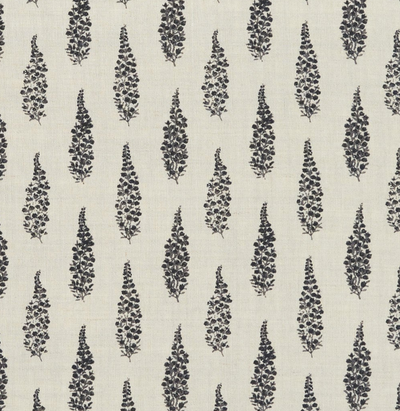 Hollyhock Pillow Cover in Jet, McLaurin + Piercy Textiles