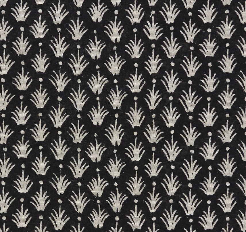 Reeds Pillow Cover in Jet by McLaurin + Piercy Textiles